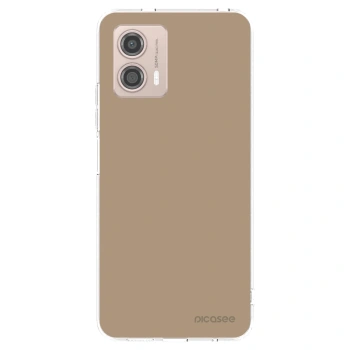 Picasee silikonska prozirna maskica za Motorola Moto G53 5G - Soft Sand