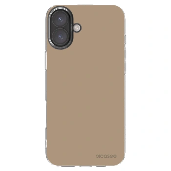 Picasee silikonska prozirna maskica za Apple iPhone 16 Plus - Soft Sand