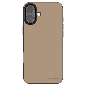 Picasee crna silikonska maskica za Apple iPhone 16 Plus - Soft Sand