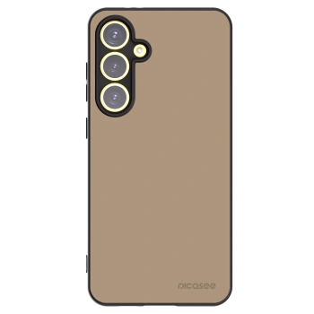 Picasee crna silikonska maskica za Samsung Galaxy S24 FE S721B - Soft Sand