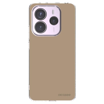 Picasee silikonska prozirna maskica za Xiaomi Redmi Note 14 5G - Soft Sand