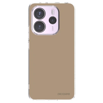 Picasee silikonska prozirna maskica za Xiaomi Redmi Note 14 4G - Soft Sand
