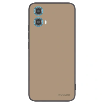Picasee crna silikonska maskica za Motorola Moto G34 5G - Soft Sand