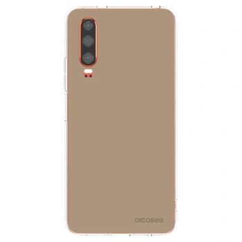 Picasee silikonska prozirna maskica za Huawei P30 - Soft Sand