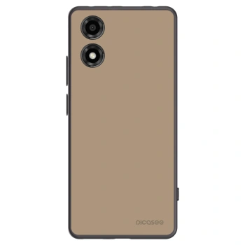Picasee crna silikonska maskica za Motorola Moto E14 - Soft Sand