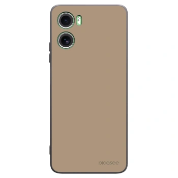 Picasee crna silikonska maskica za Motorola Moto G06 - Soft Sand