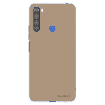 Picasee silikonska prozirna maskica za Xiaomi Redmi Note 8T - Soft Sand