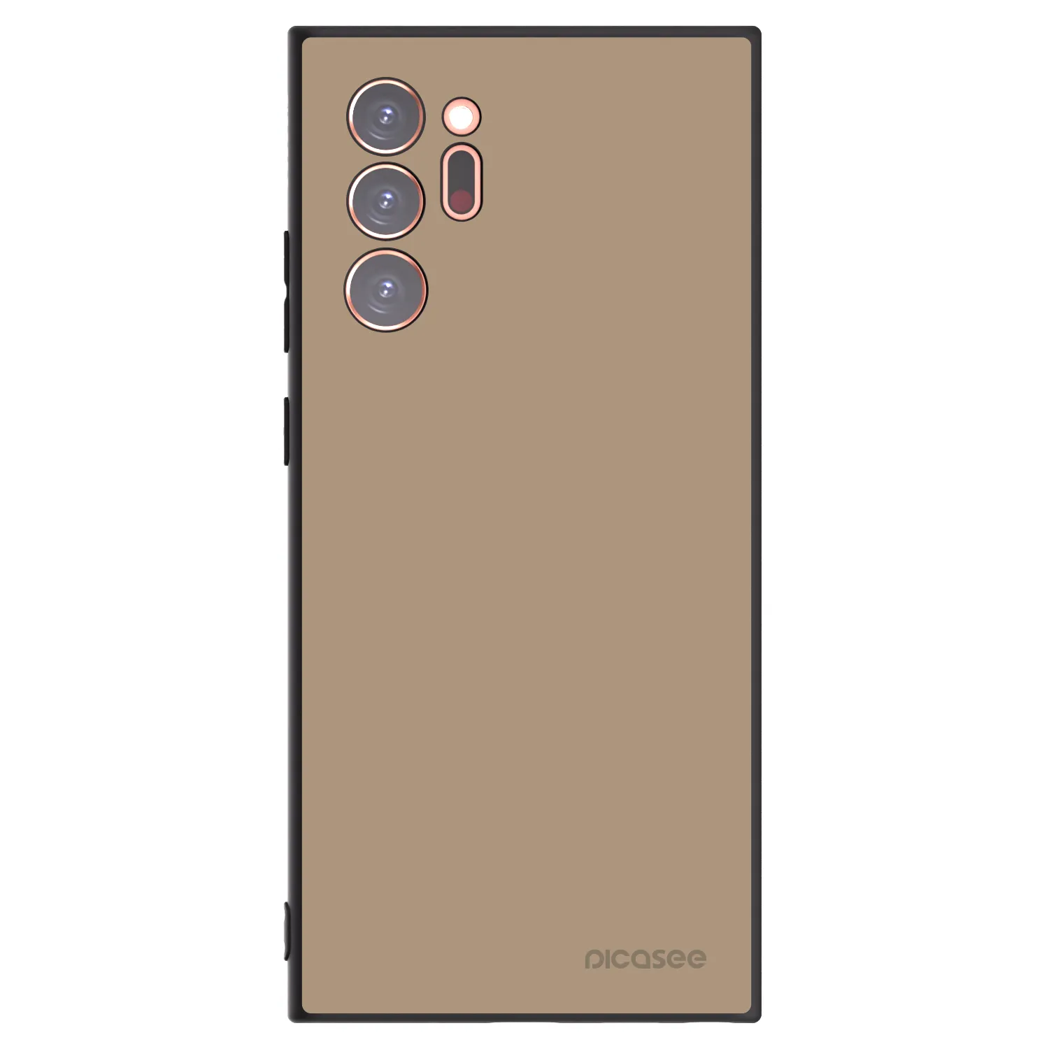 Picasee crna silikonska maskica za Samsung Galaxy Note 20 Ultra - Soft Sand