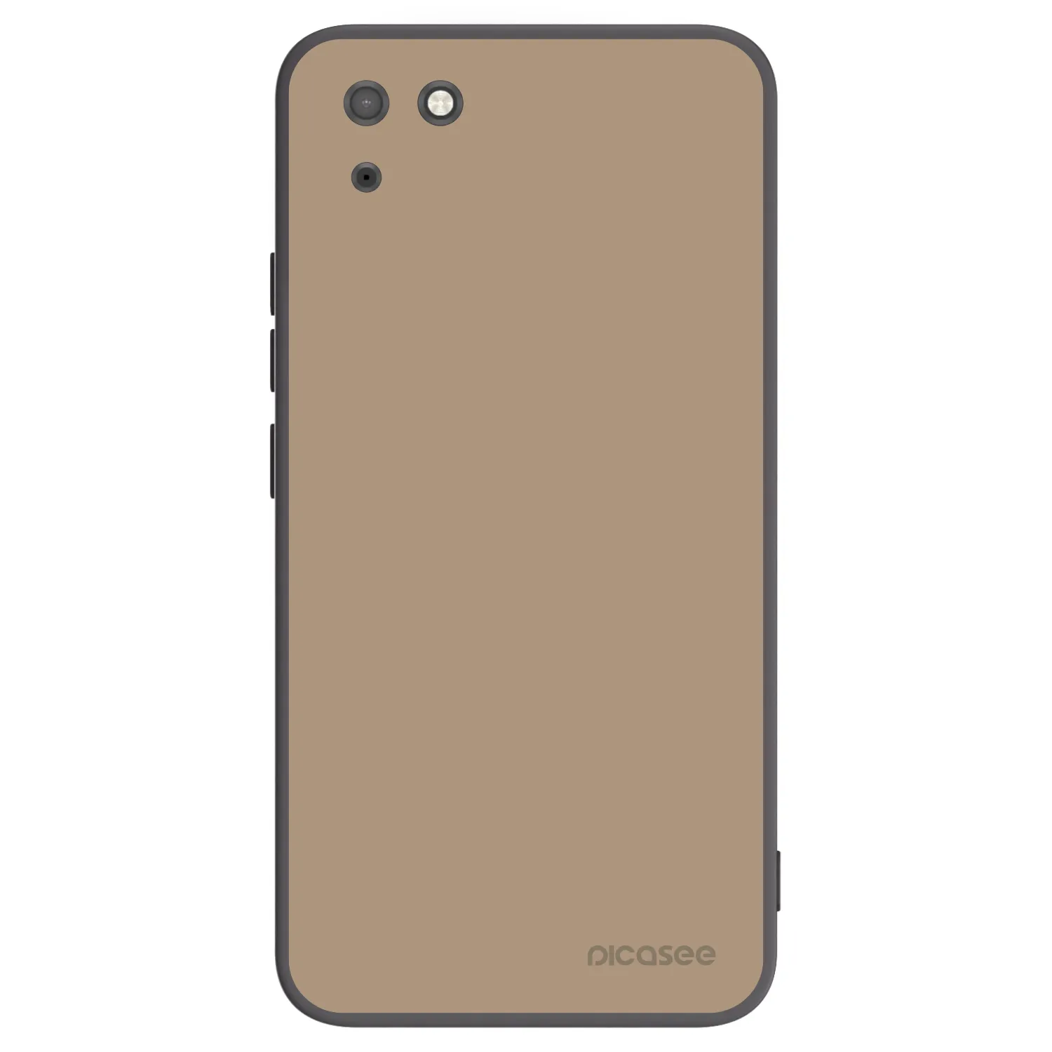 Picasee crna silikonska maskica za Huawei Y5P - Soft Sand