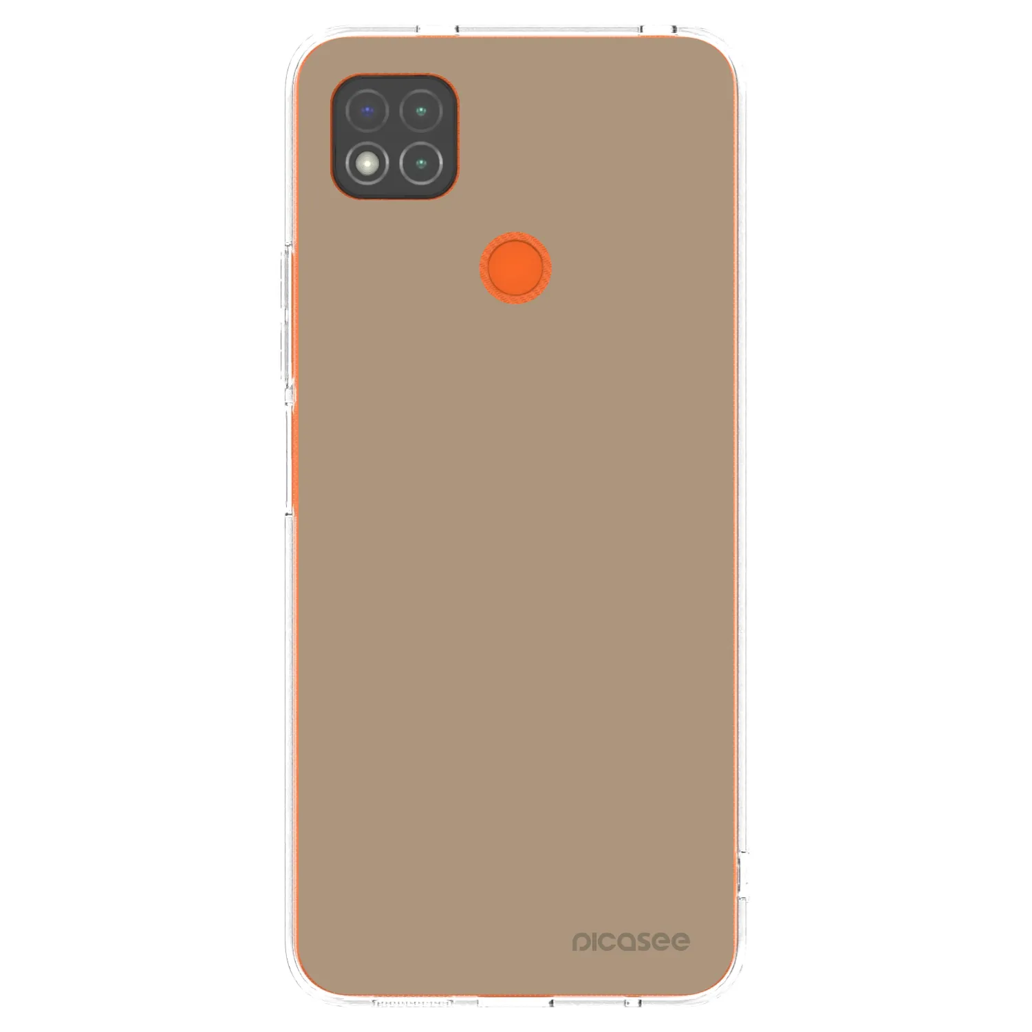 Picasee silikonska prozirna maskica za Xiaomi Redmi 9C - Soft Sand