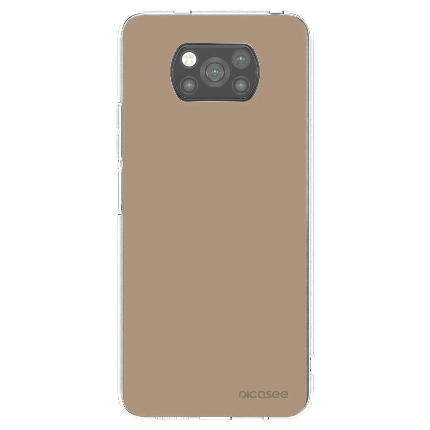 Picasee crna silikonska maskica za Xiaomi Poco X3 - Soft Sand