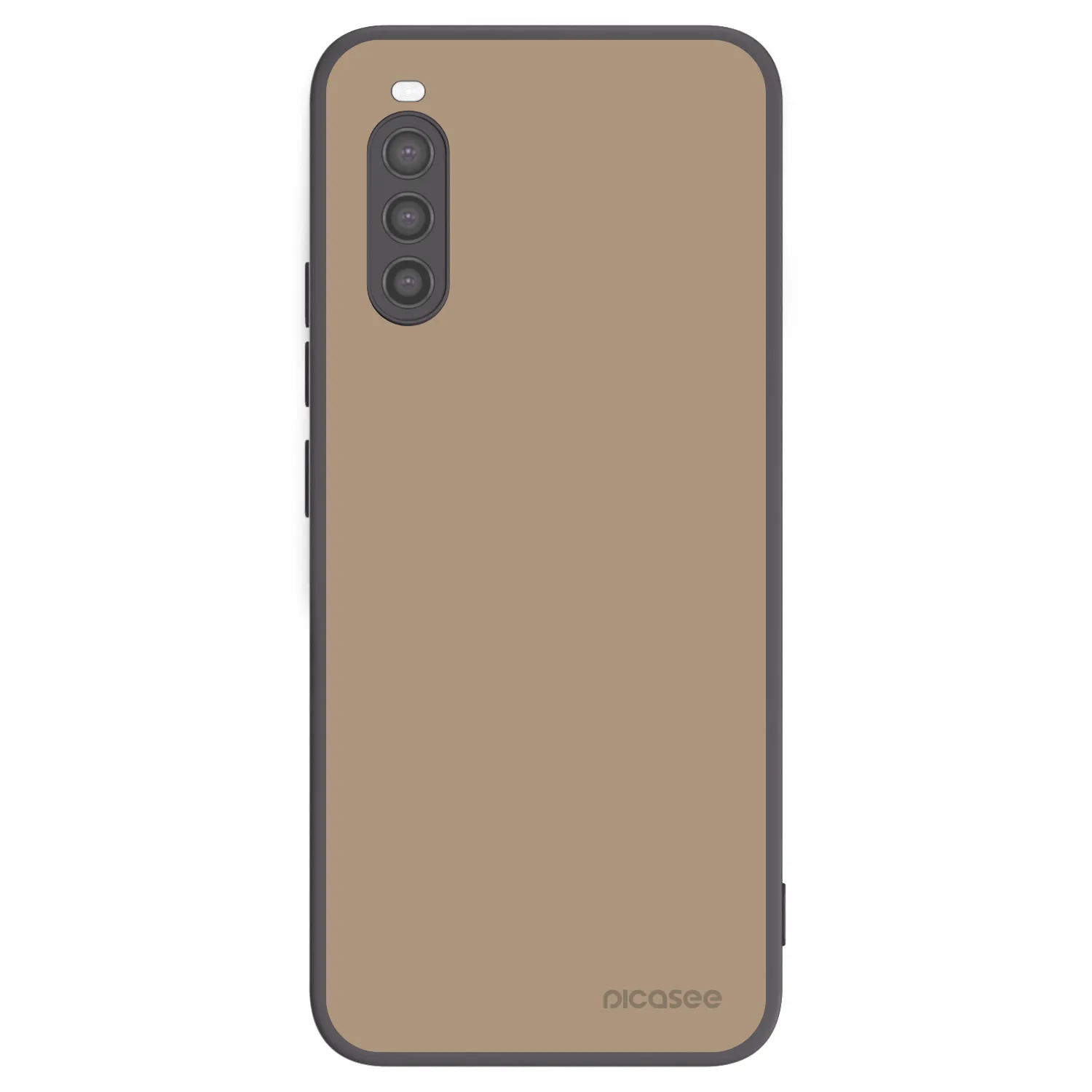 Picasee crna silikonska maskica za Sony Xperia 10 II - Soft Sand
