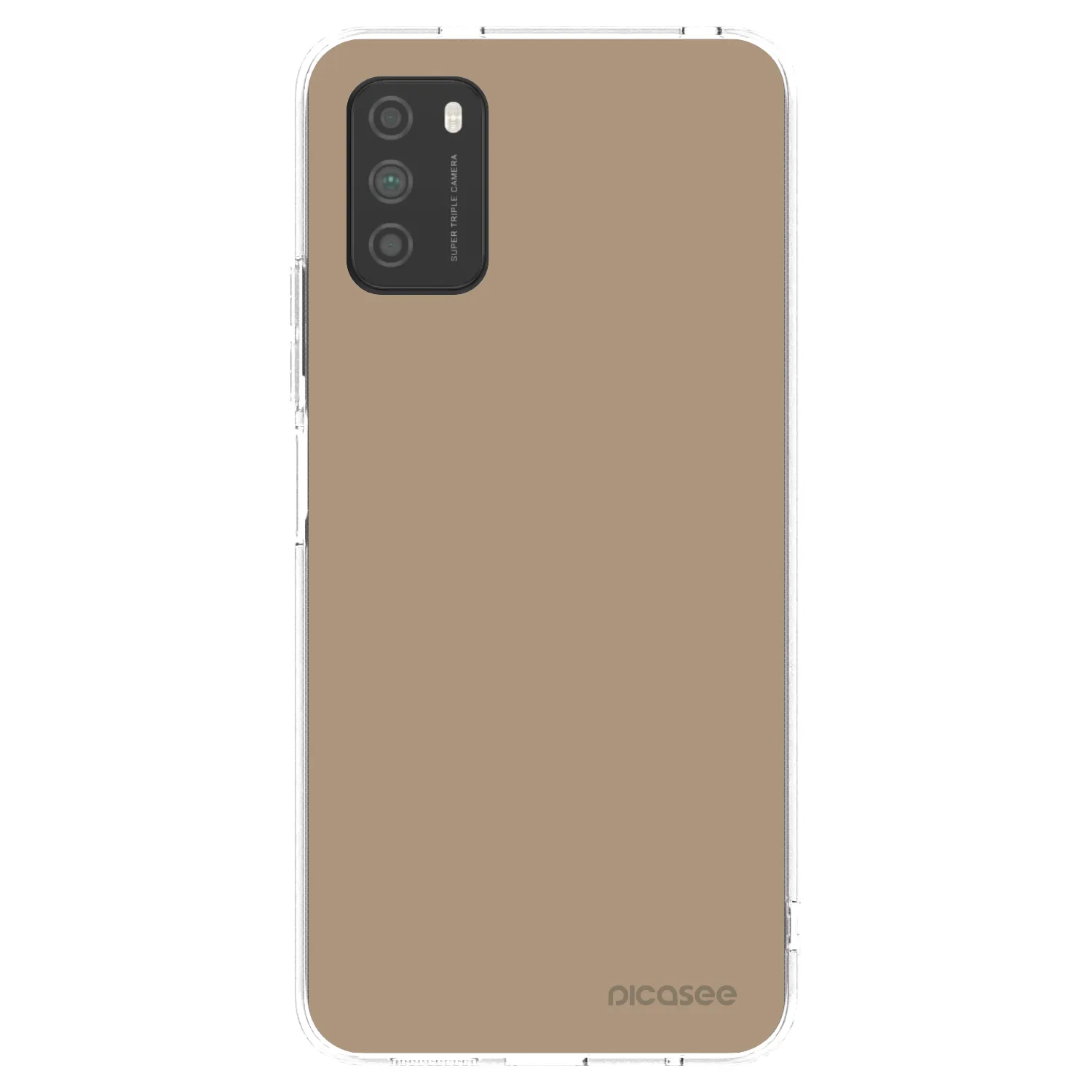 Picasee silikonska prozirna maskica za Xiaomi Poco M3 - Soft Sand