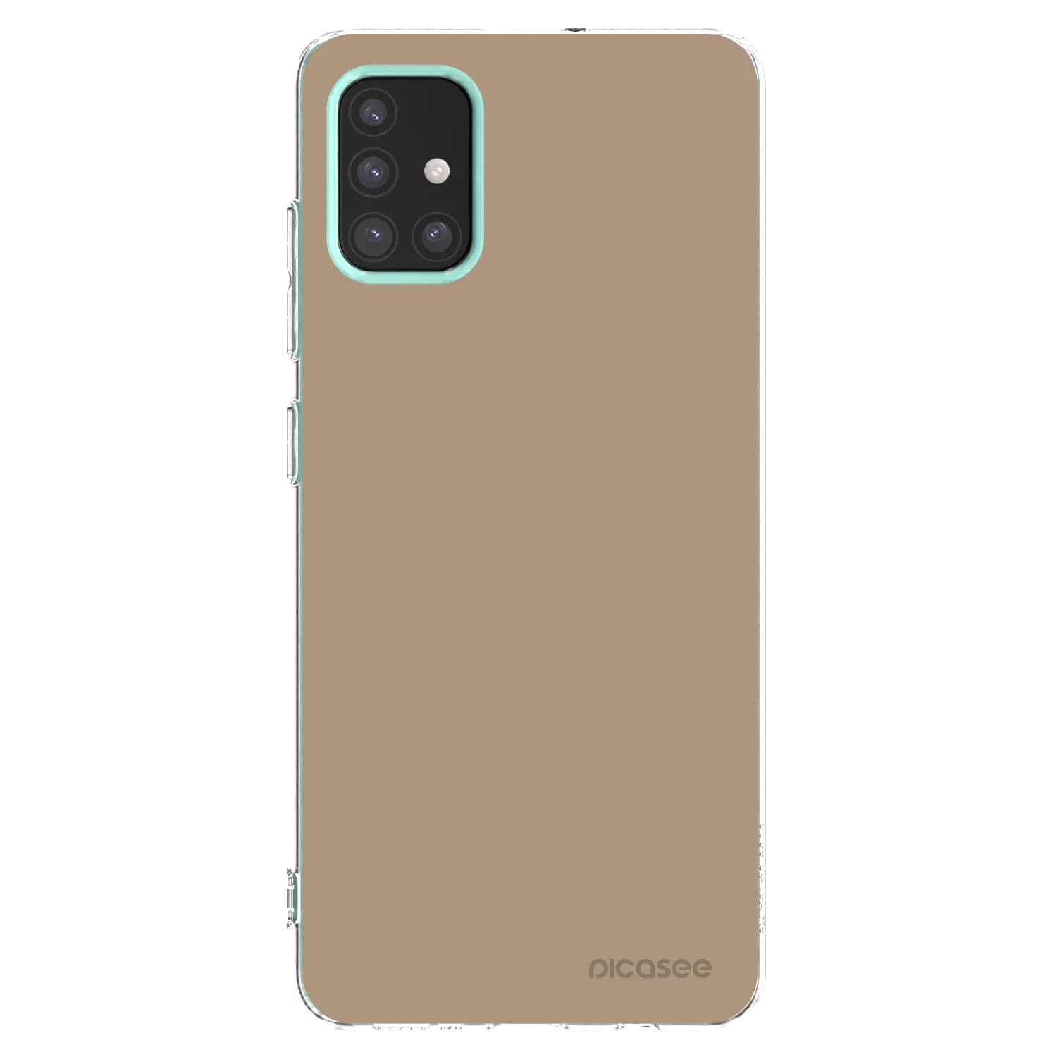 Picasee silikonska prozirna maskica za Samsung Galaxy M31s - Soft Sand