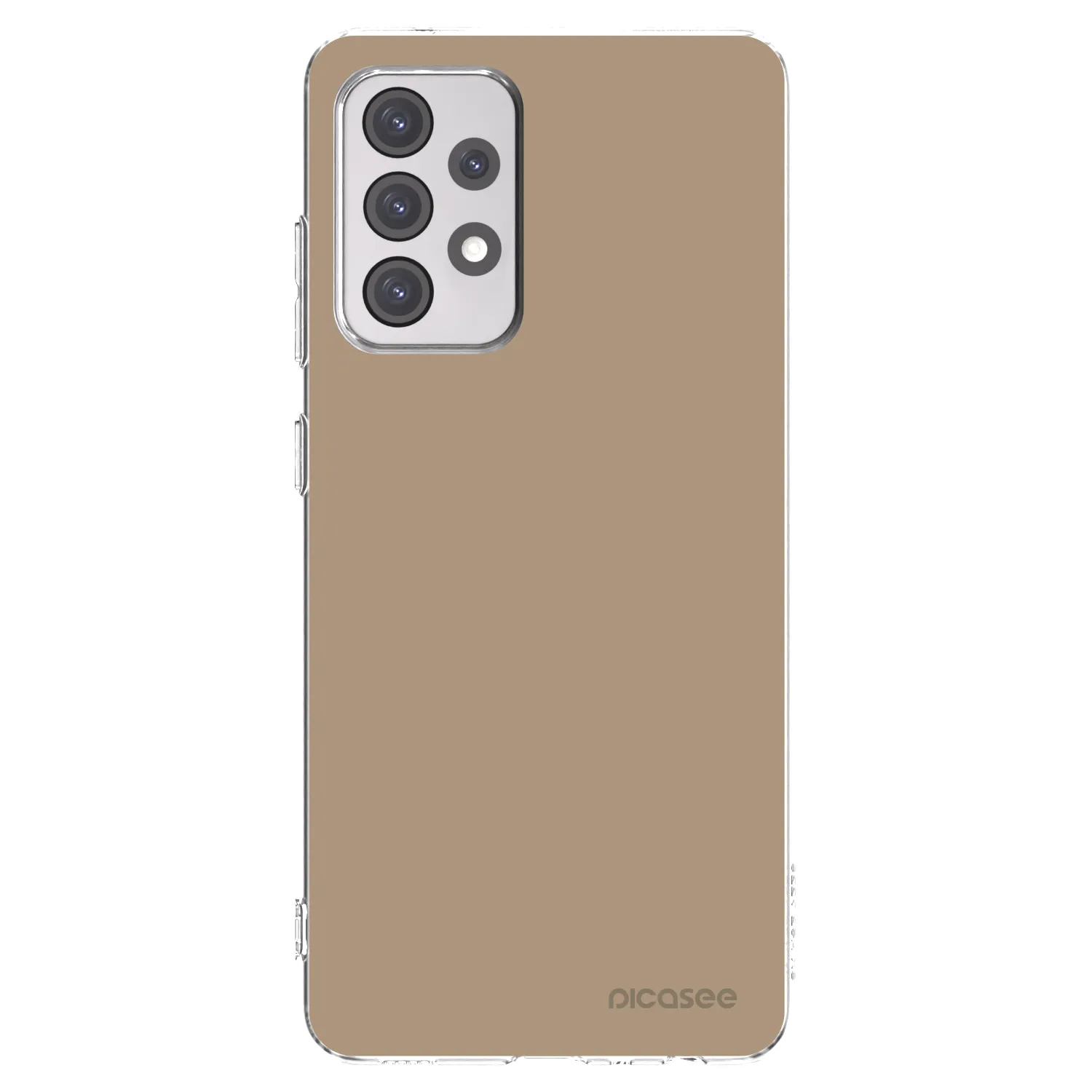 Picasee silikonska prozirna maskica za Samsung Galaxy A52 5G A525F - Soft Sand