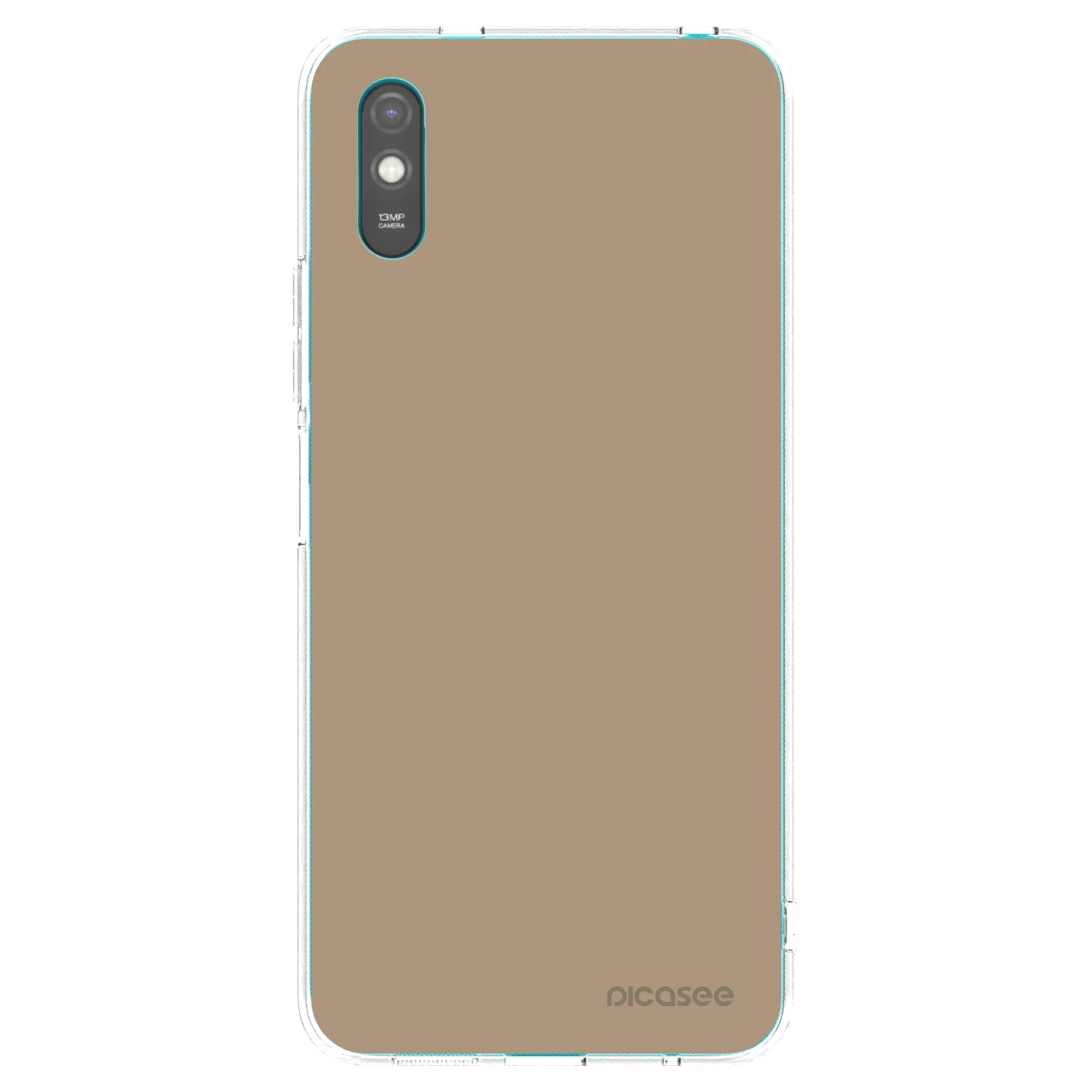 Picasee silikonska prozirna maskica za Xiaomi Redmi 9AT - Soft Sand
