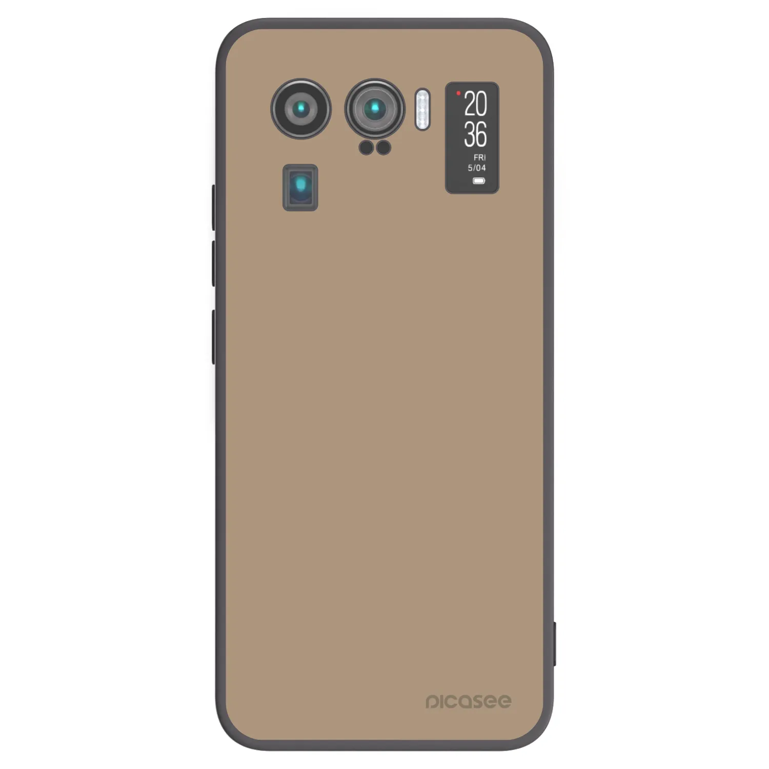 Picasee crna silikonska maskica za Xiaomi Mi 11 Ultra - Soft Sand