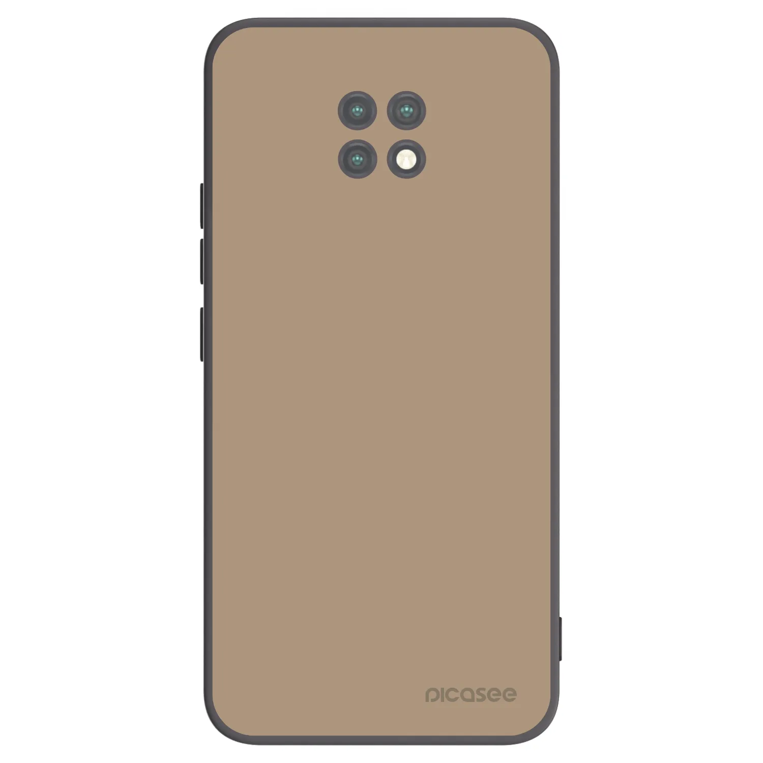 Picasee crna silikonska maskica za Xiaomi Redmi Note 9T - Soft Sand