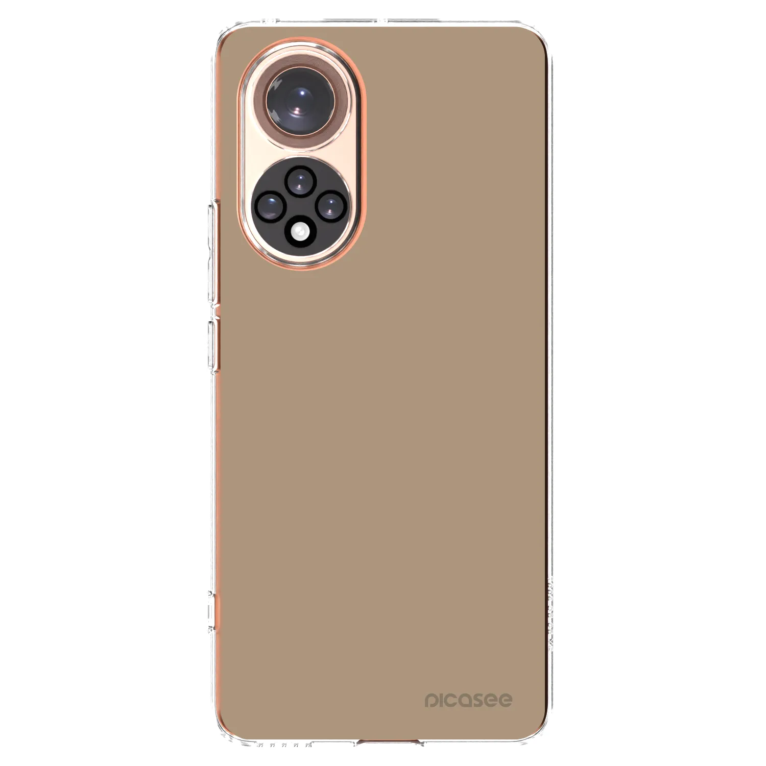 Picasee silikonska prozirna maskica za Huawei Nova 9 - Soft Sand