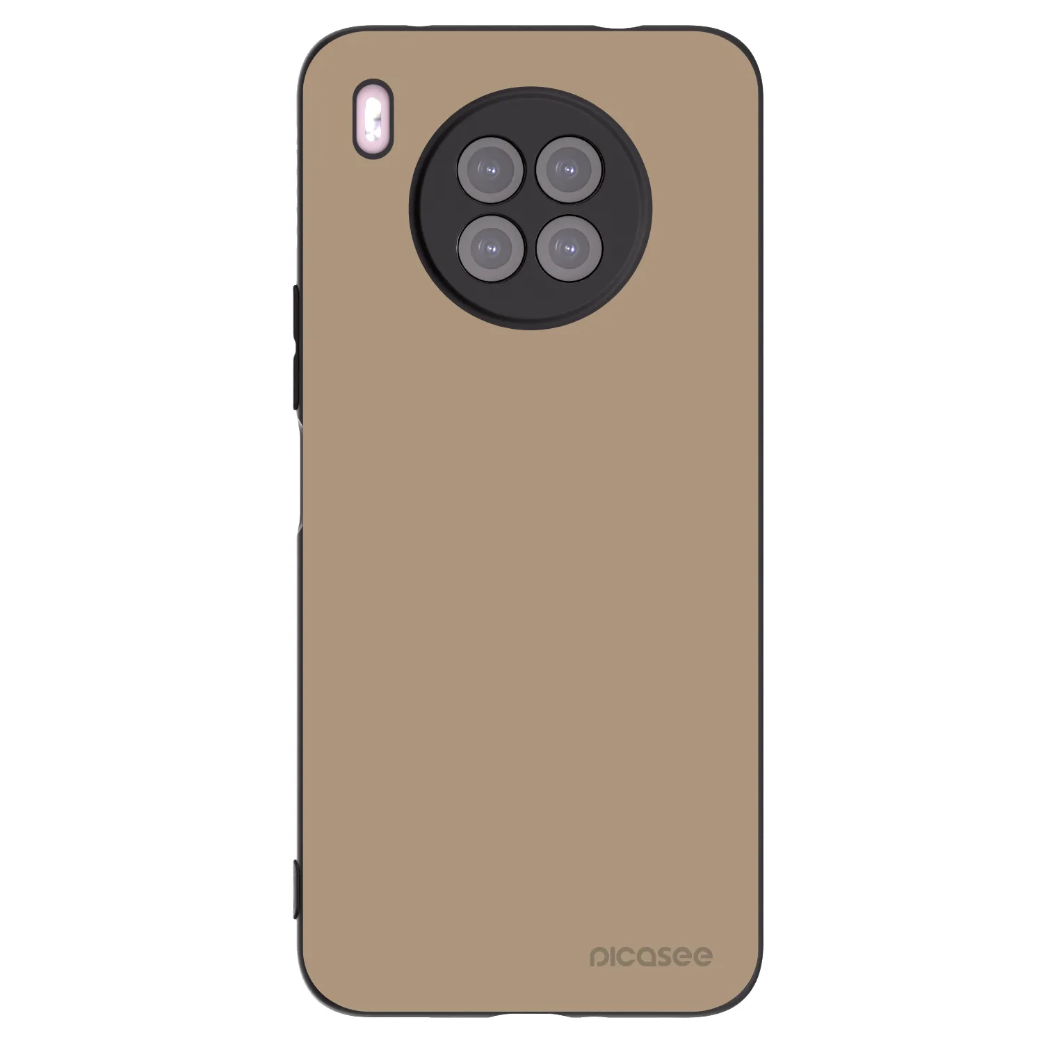 Picasee crna silikonska maskica za Huawei Nova 8i - Soft Sand