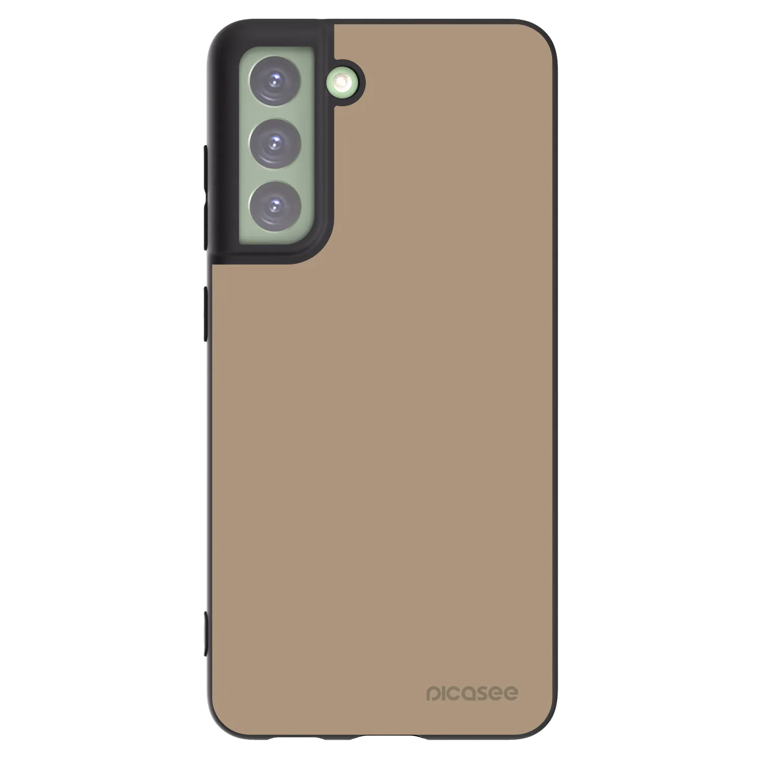 Picasee crna silikonska maskica za Samsung Galaxy S21 FE 5G - Soft Sand