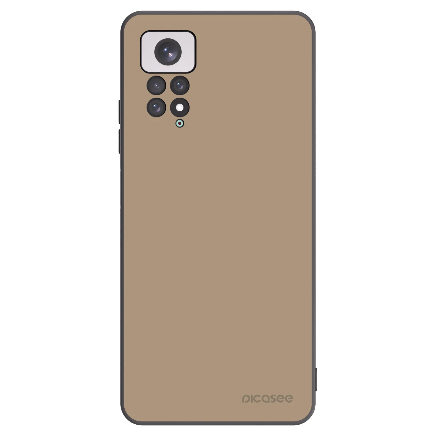 Picasee crna silikonska maskica za Xiaomi Redmi Note 11 - Soft Sand