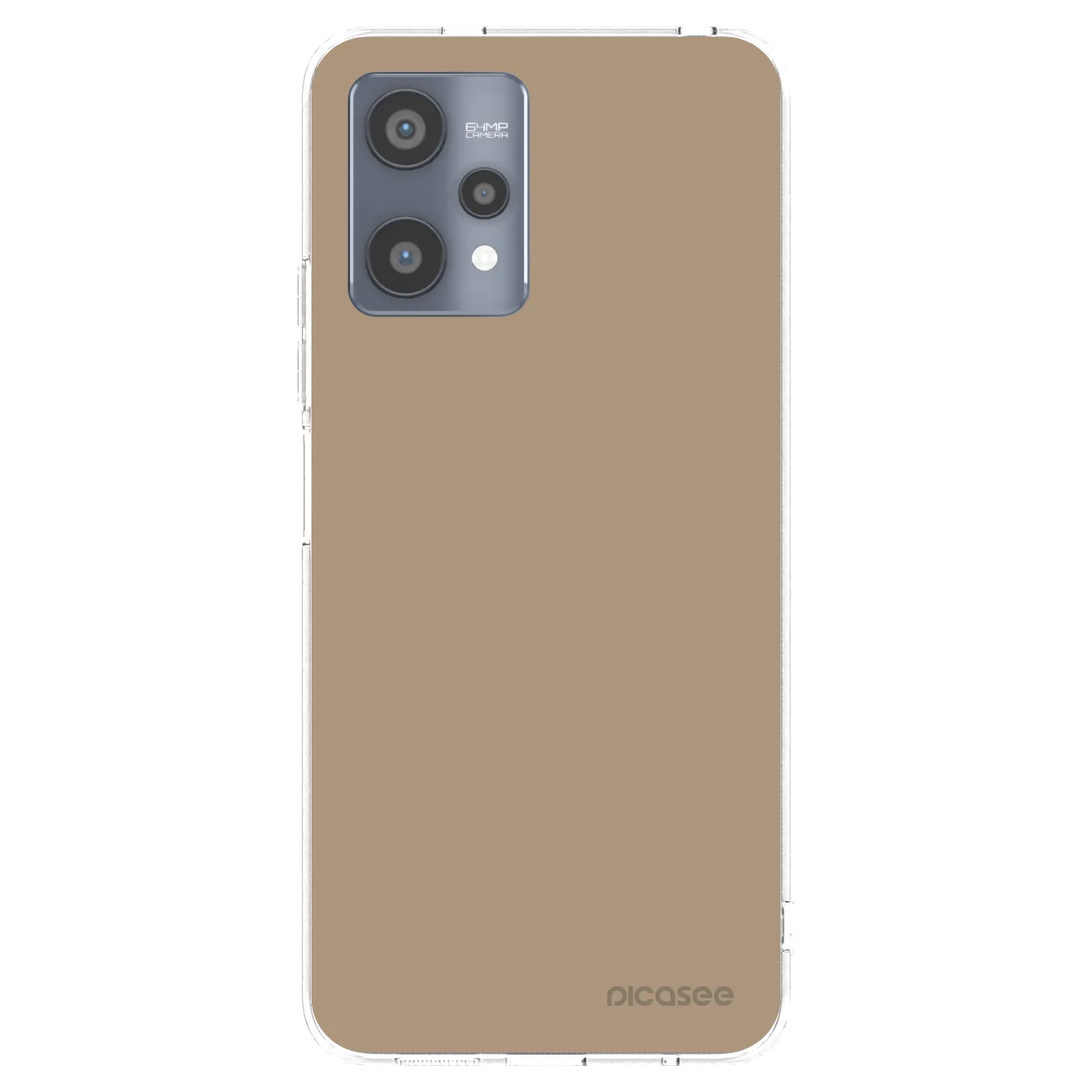 Picasee silikonska prozirna maskica za Realme 9 Pro 5G - Soft Sand