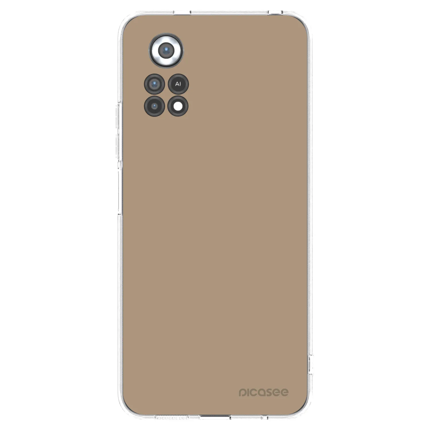 Picasee silikonska prozirna maskica za Xiaomi Poco X4 Pro 5G - Soft Sand