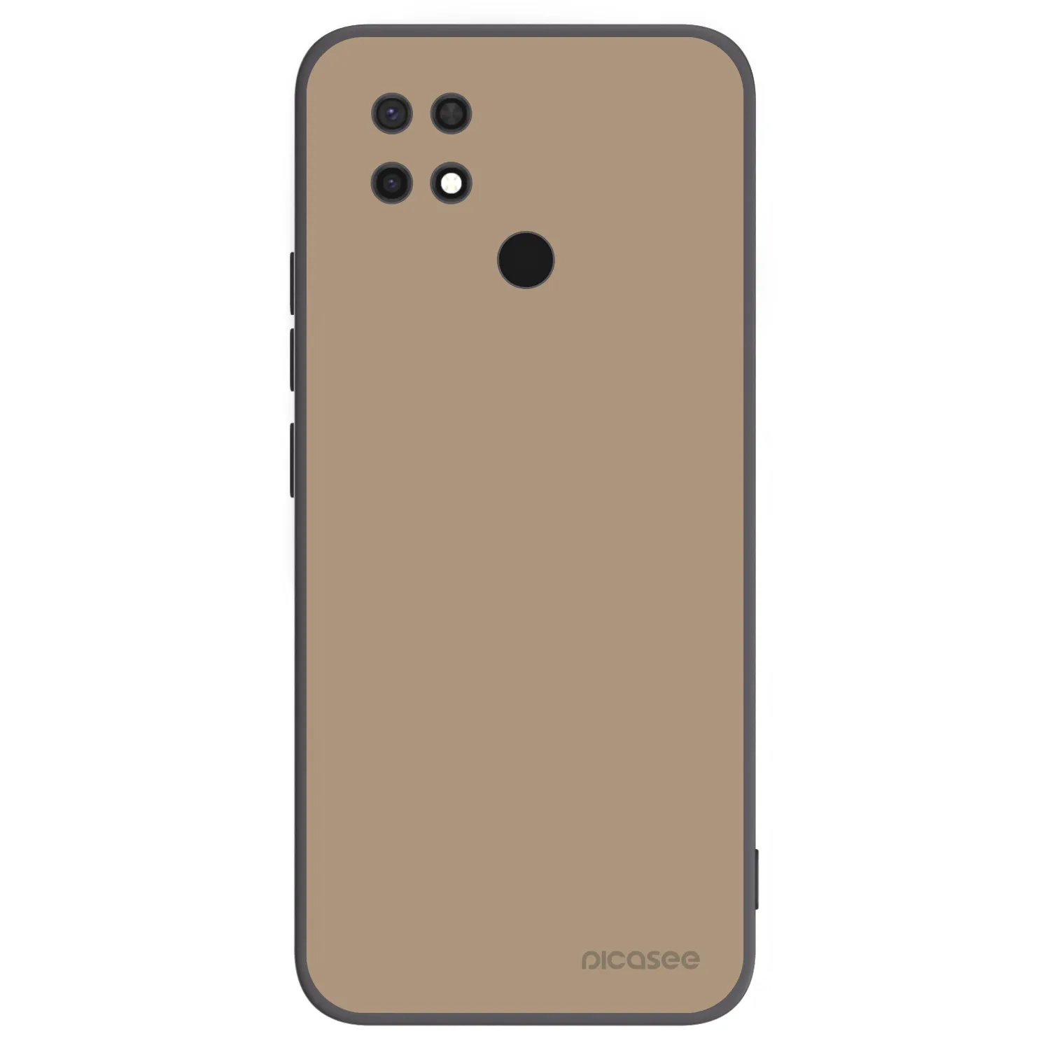 Picasee crna silikonska maskica za Xiaomi Redmi 10C - Soft Sand