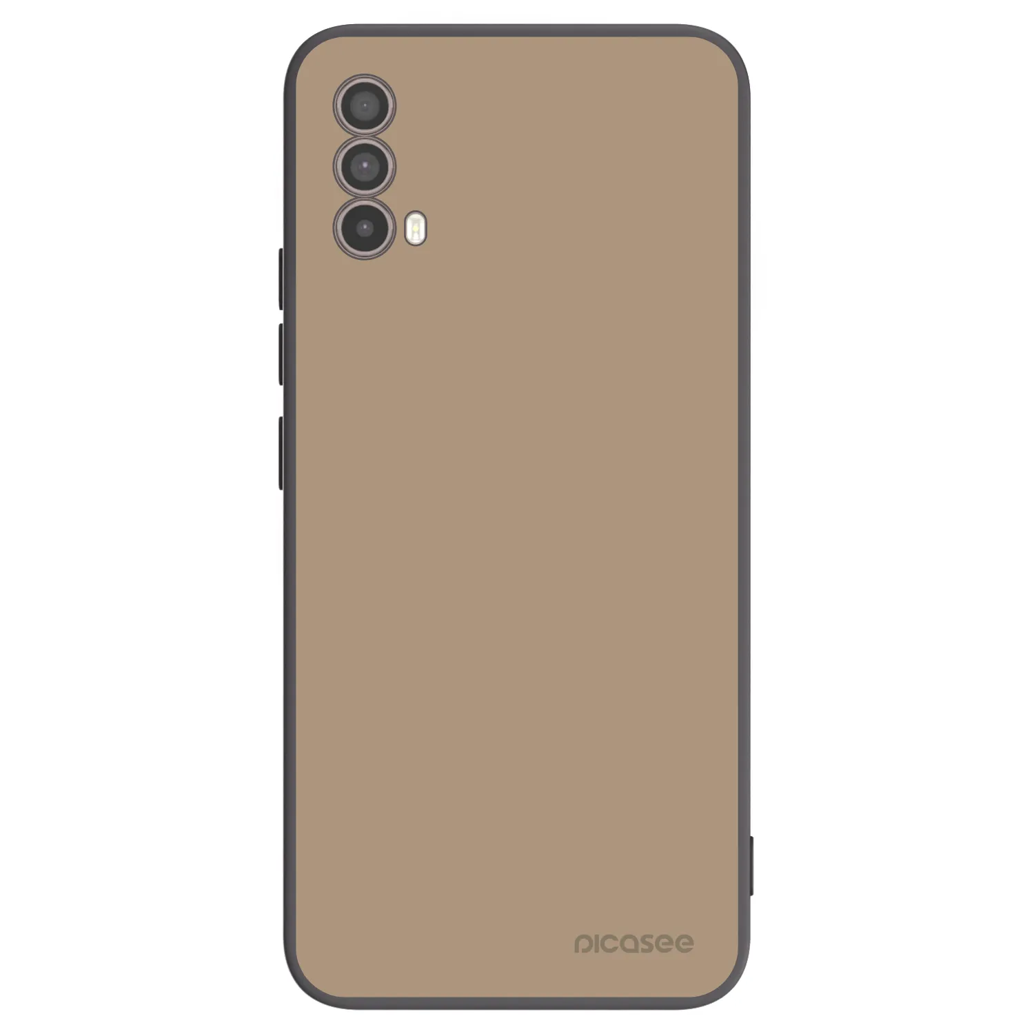 Picasee crna silikonska maskica za Motorola Moto E40 - Soft Sand