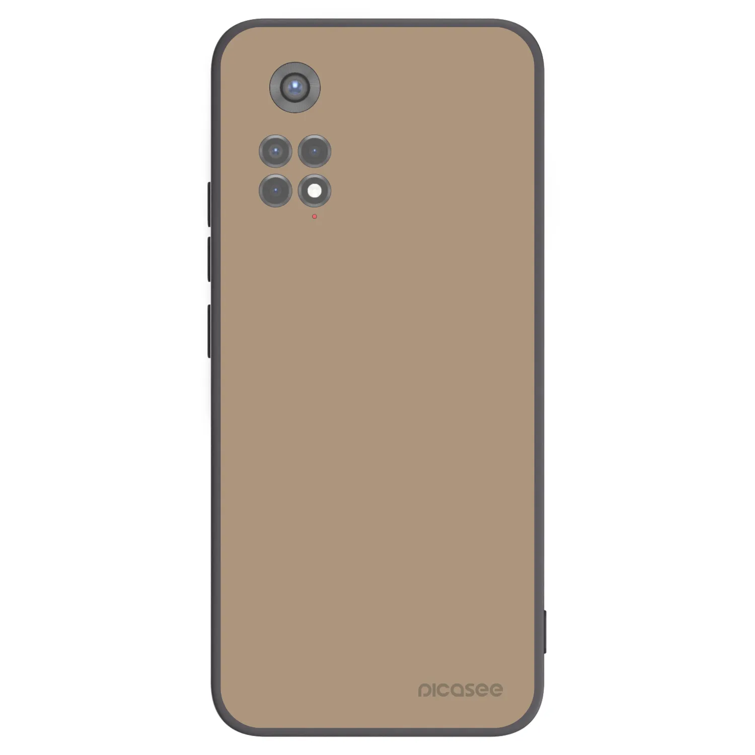 Picasee crna silikonska maskica za Xiaomi Redmi Note 11S 5G - Soft Sand