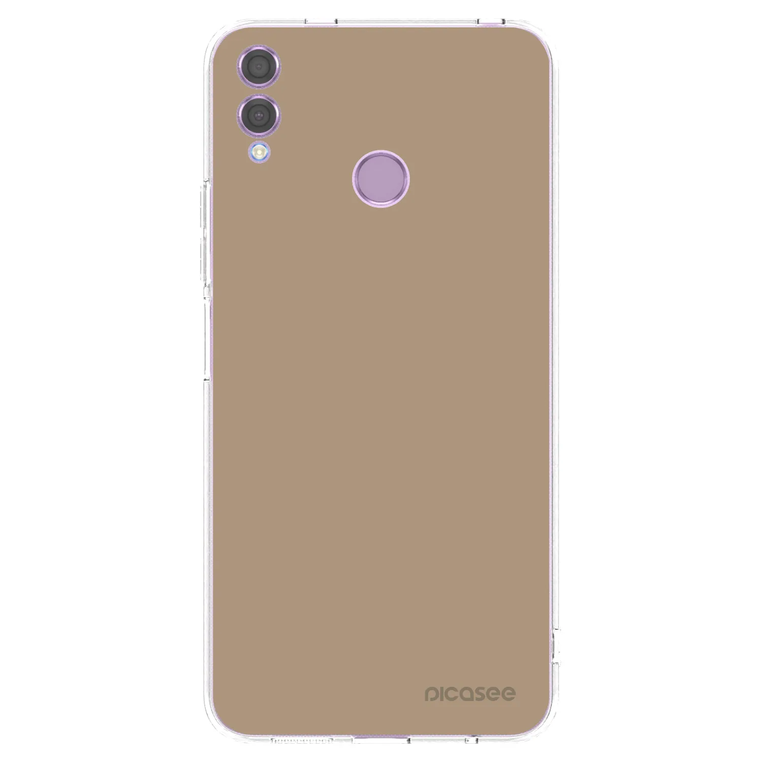 Picasee silikonska prozirna maskica za Honor 8X - Soft Sand