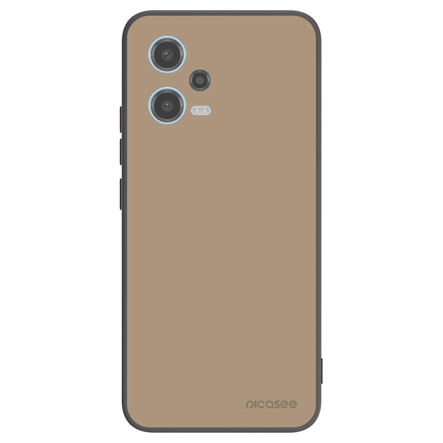 Picasee crna silikonska maskica za Xiaomi Redmi Note 12 5G - Soft Sand