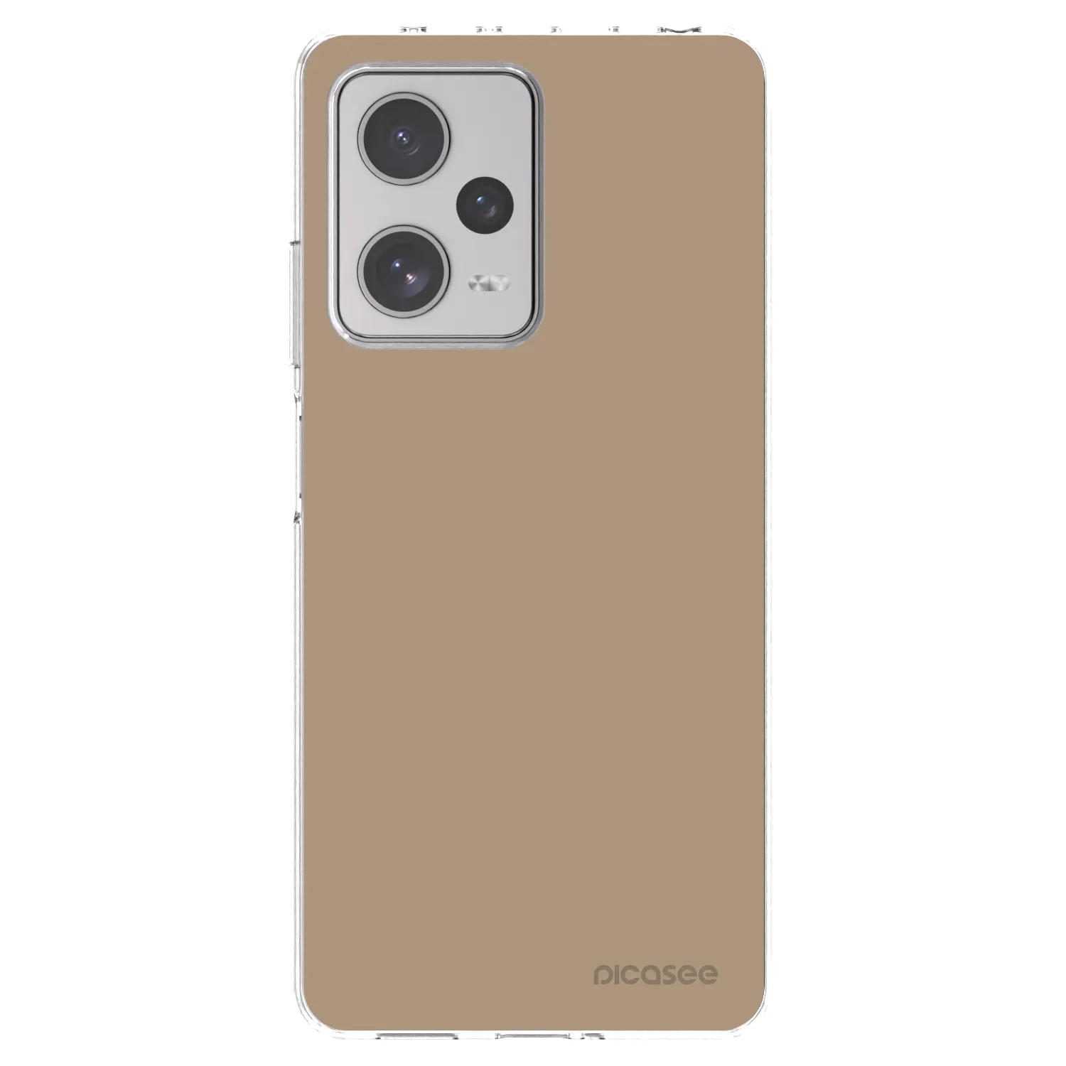 Picasee silikonska prozirna maskica za Xiaomi Redmi Note 12 Pro+ 5G - Soft Sand