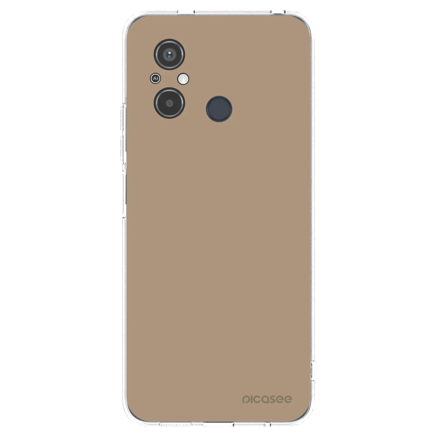 Picasee silikonska prozirna maskica za Xiaomi Redmi 12C - Soft Sand