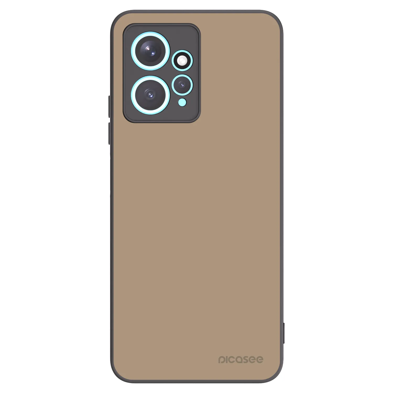 Picasee crna silikonska maskica za Xiaomi Redmi Note 12 4G - Soft Sand