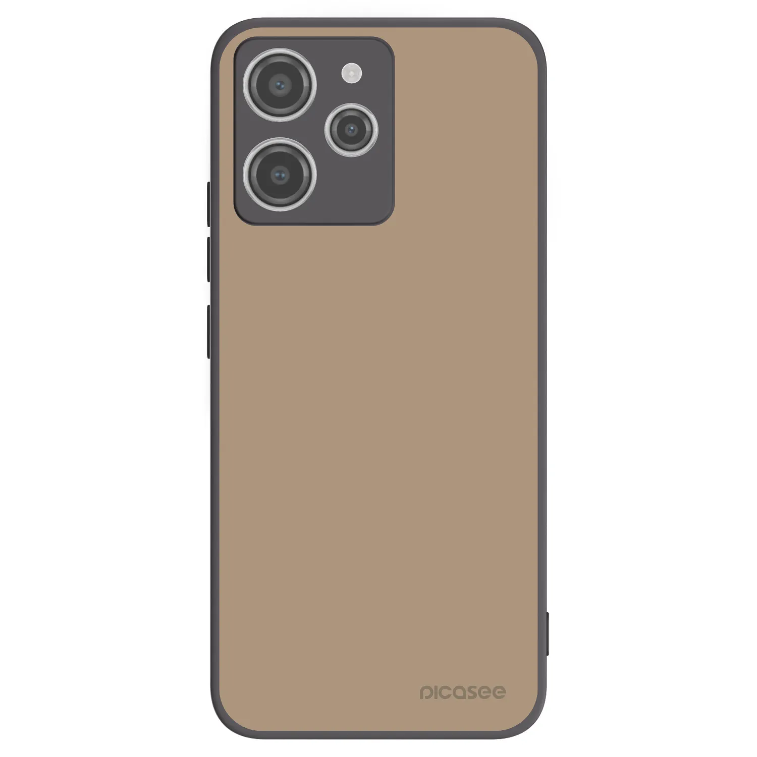 Picasee crna silikonska maskica za Xiaomi Redmi 12 4G - Soft Sand