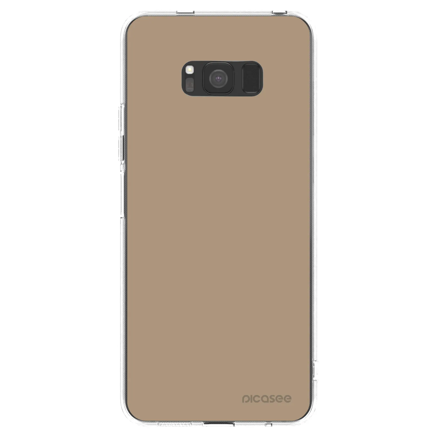Picasee silikonska prozirna maskica za Samsung Galaxy S8 G950F - Soft Sand