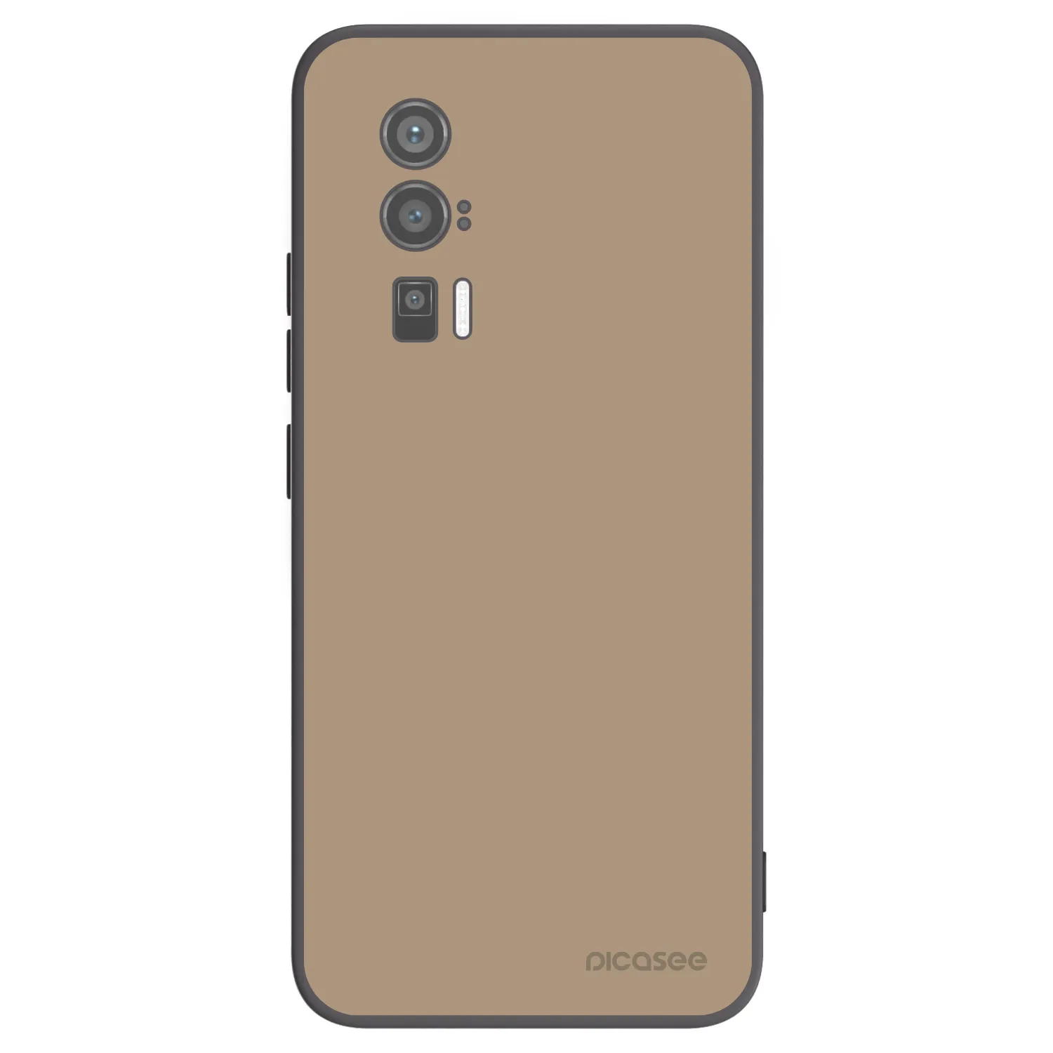 Picasee crna silikonska maskica za Xiaomi Poco F5 Pro 5G - Soft Sand