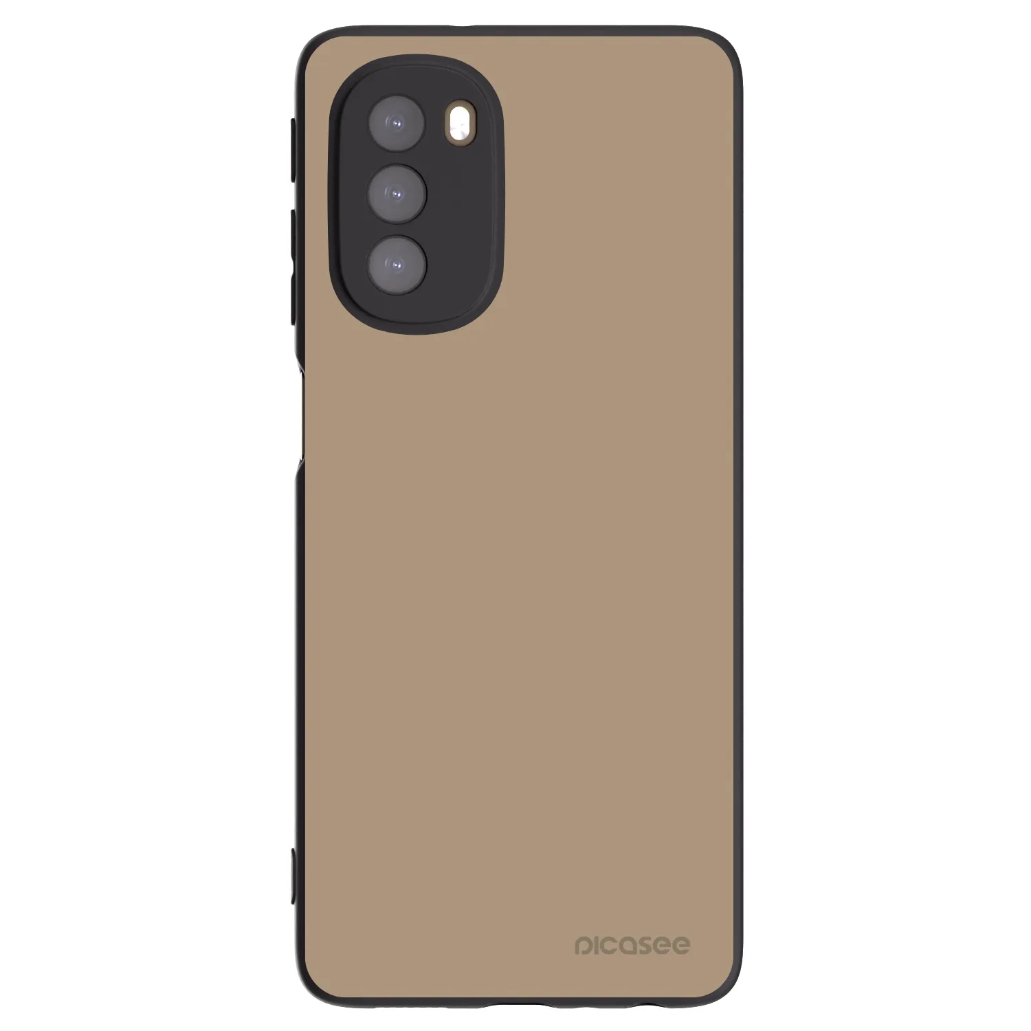 Picasee crna silikonska maskica za Motorola Moto G51 - Soft Sand