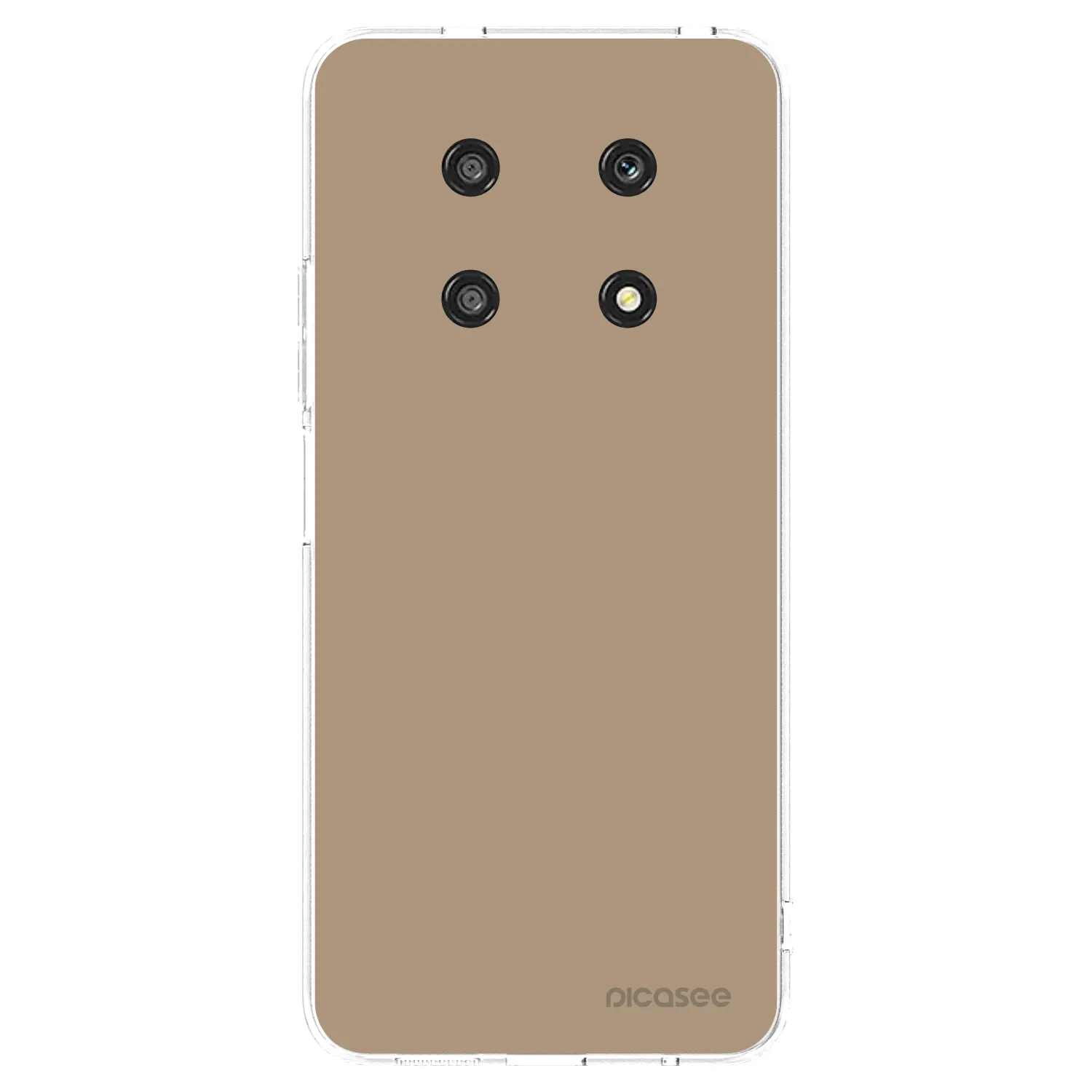 Picasee silikonska prozirna maskica za Honor Magic4 Lite 5G - Soft Sand