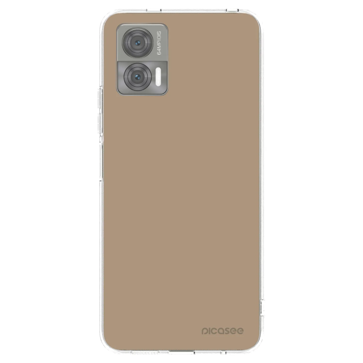 Picasee silikonska prozirna maskica za Motorola Edge 30 Neo - Soft Sand