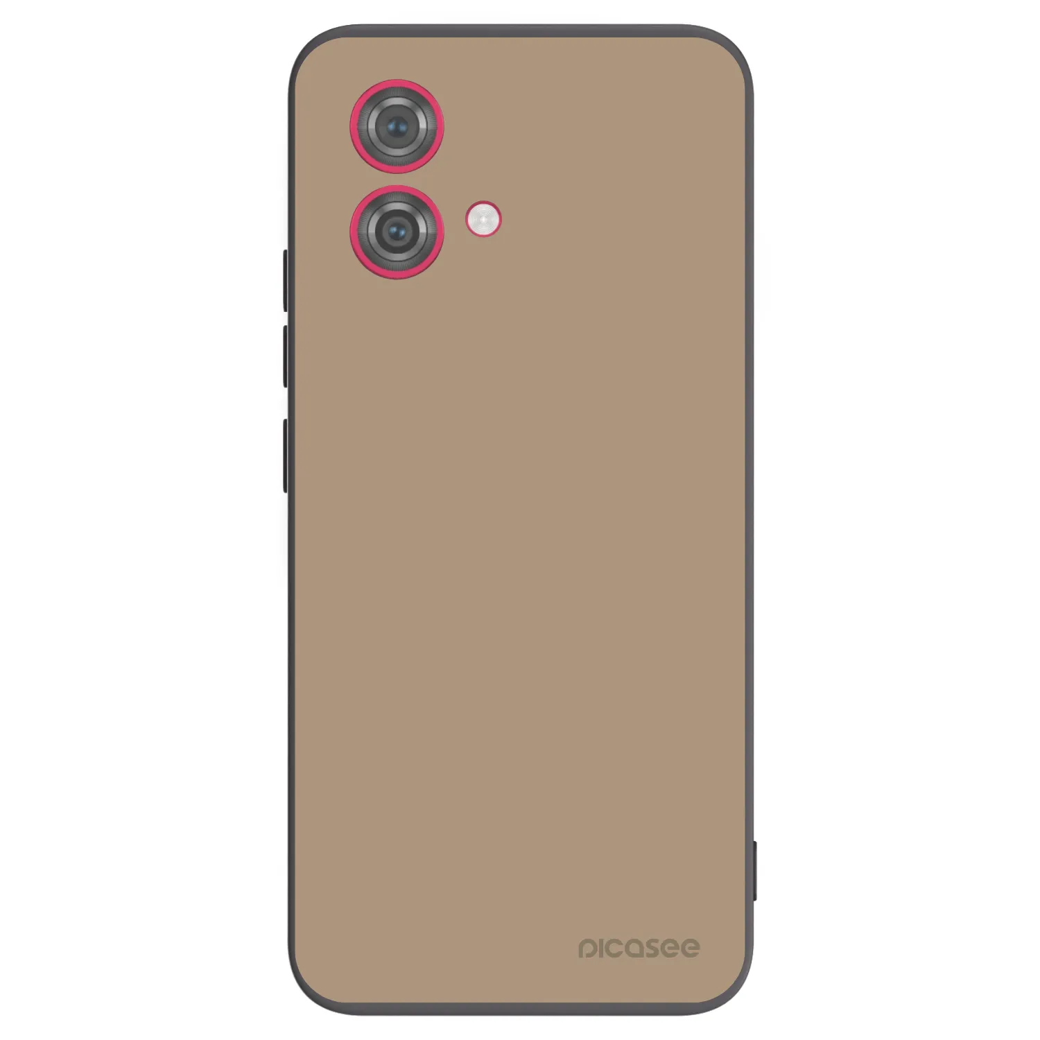 Picasee crna silikonska maskica za Motorola Moto G84 5G - Soft Sand