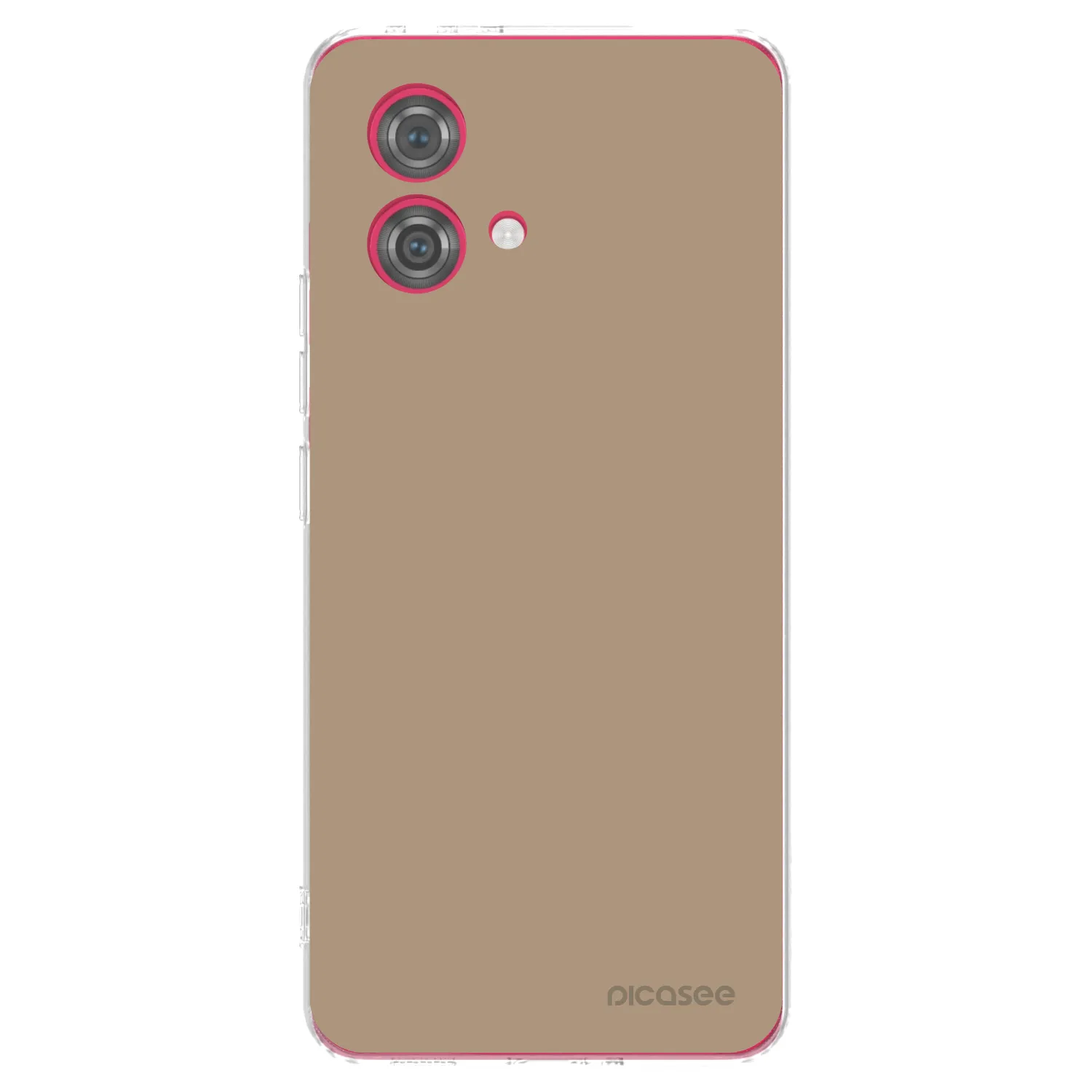Picasee silikonska prozirna maskica za Motorola Moto G84 5G - Soft Sand