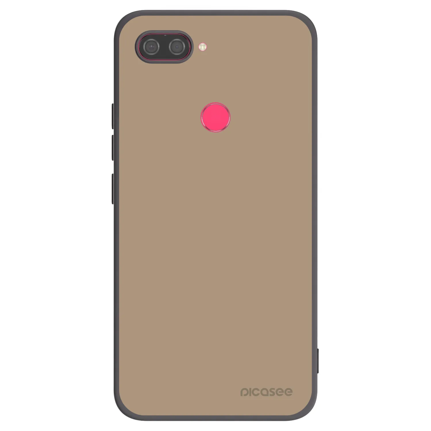 Picasee crna silikonska maskica za Xiaomi Mi 8 Lite - Soft Sand