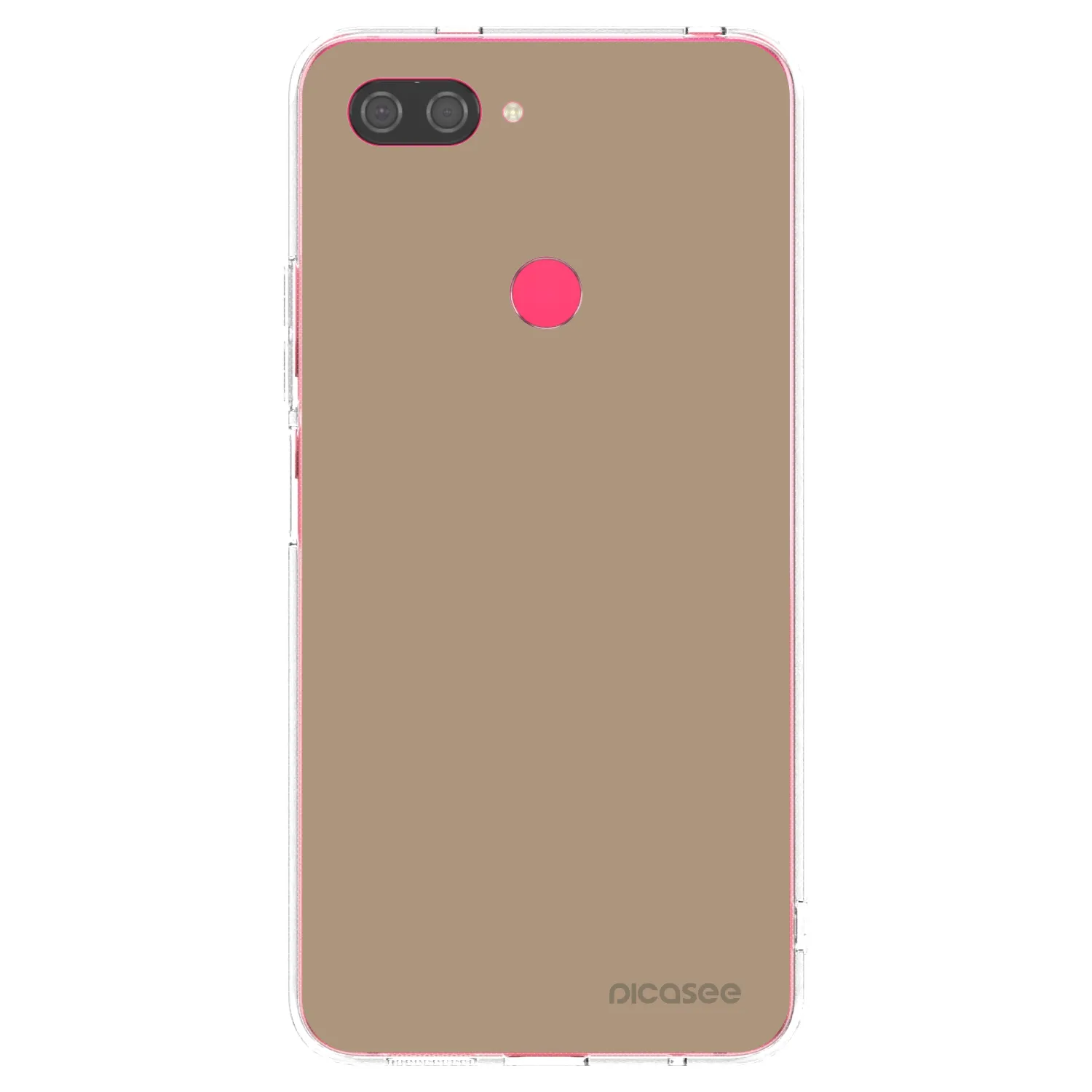 Picasee silikonska prozirna maskica za Xiaomi Mi 8 Lite - Soft Sand