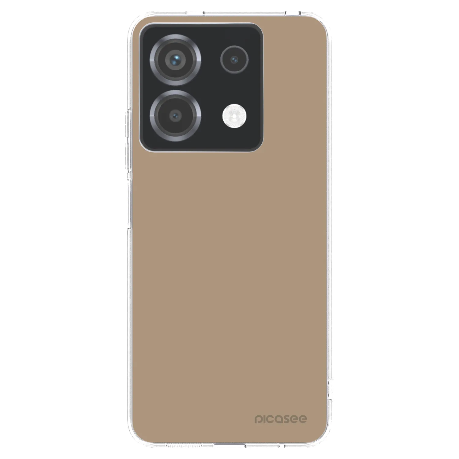 Picasee silikonska prozirna maskica za Xiaomi Poco X6 - Soft Sand
