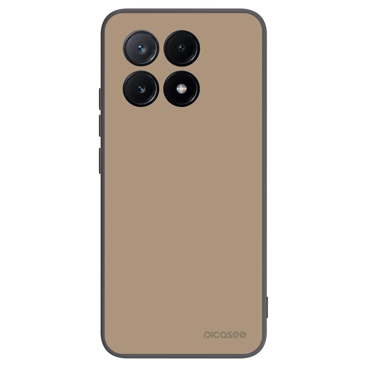 Picasee crna silikonska maskica za Xiaomi Poco X6 Pro - Soft Sand