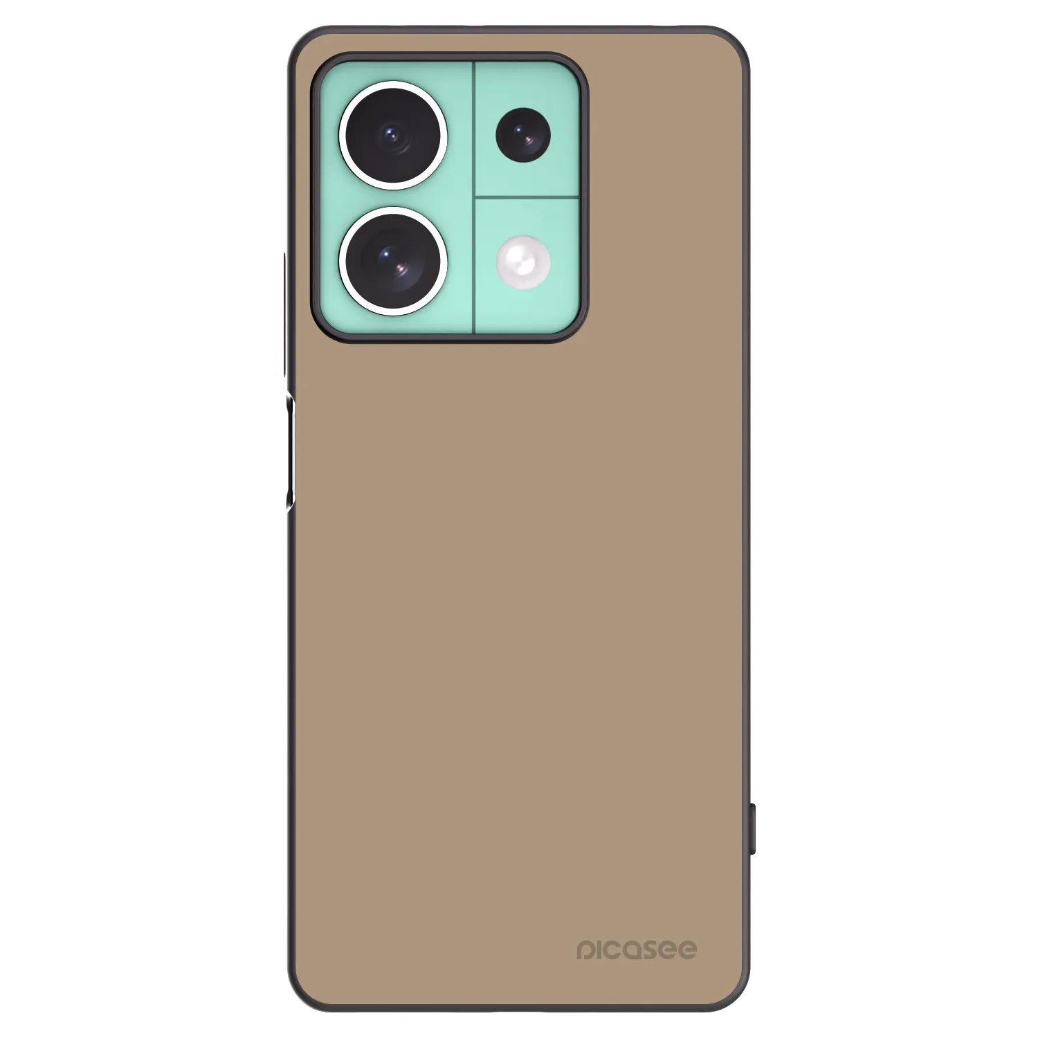 Picasee crna silikonska maskica za Xiaomi Redmi Note 13 5G - Soft Sand