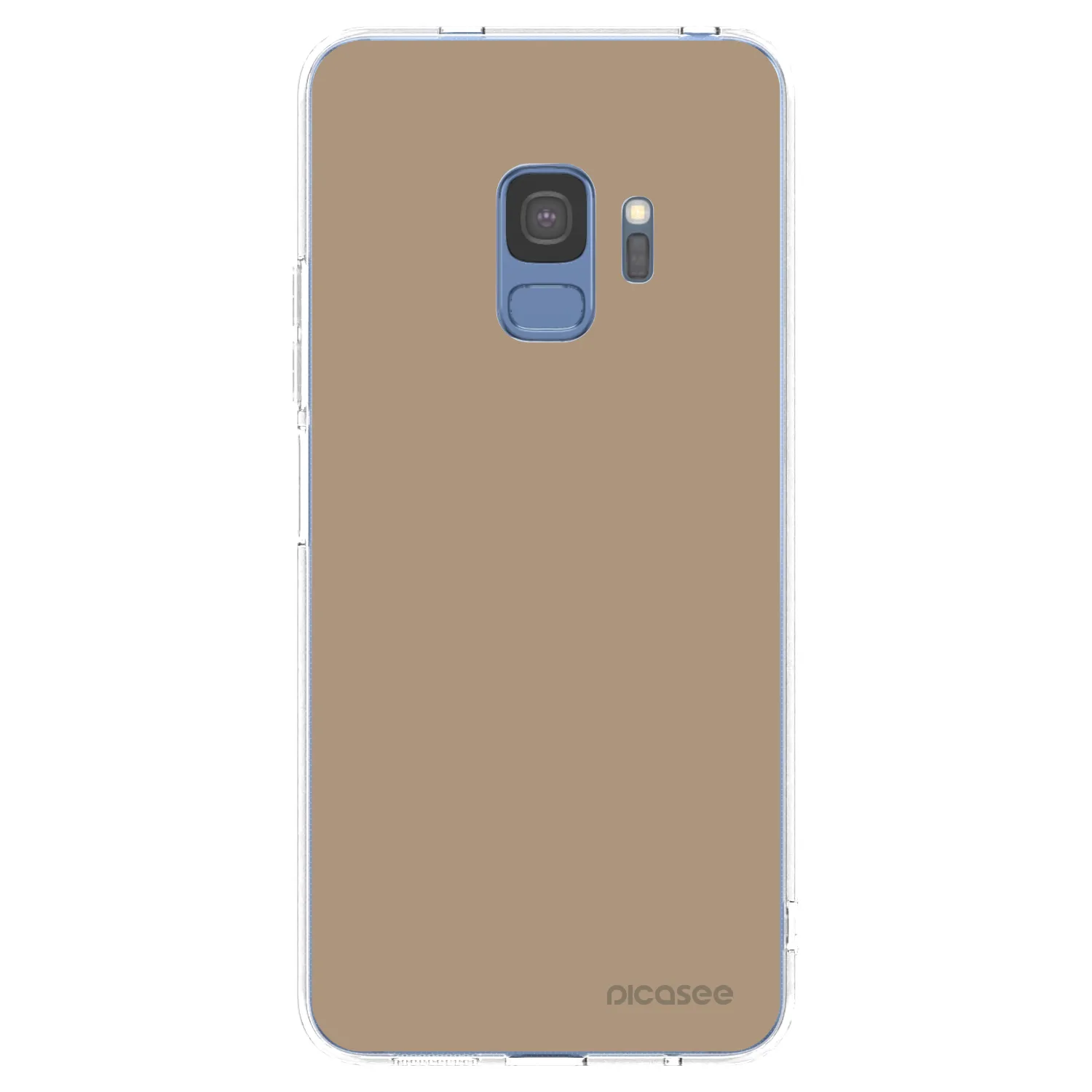 Picasee silikonska prozirna maskica za Samsung Galaxy S9 G960F - Soft Sand